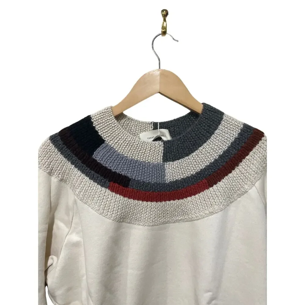 Mosaic Knit Sweater by Correll‎ Correll Size Medium